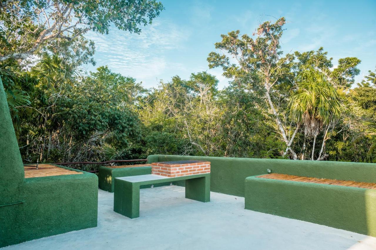 Casa Pibe, Private Jacuzzi, Pier And Rooftop Villa Bacalar Luaran gambar